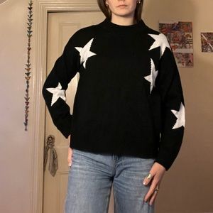 Star patterned sweater